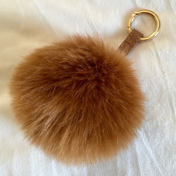 Zara Accessories - Zara Faux Fur Pompom Keyring
